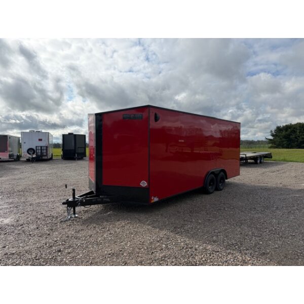 8.5x20' Cargo Trailer - Red