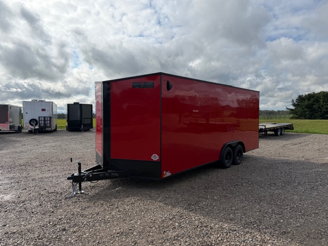 8.5×20′ Cargo Trailer – Red 8.5×20′ Cargo Trailer – Red