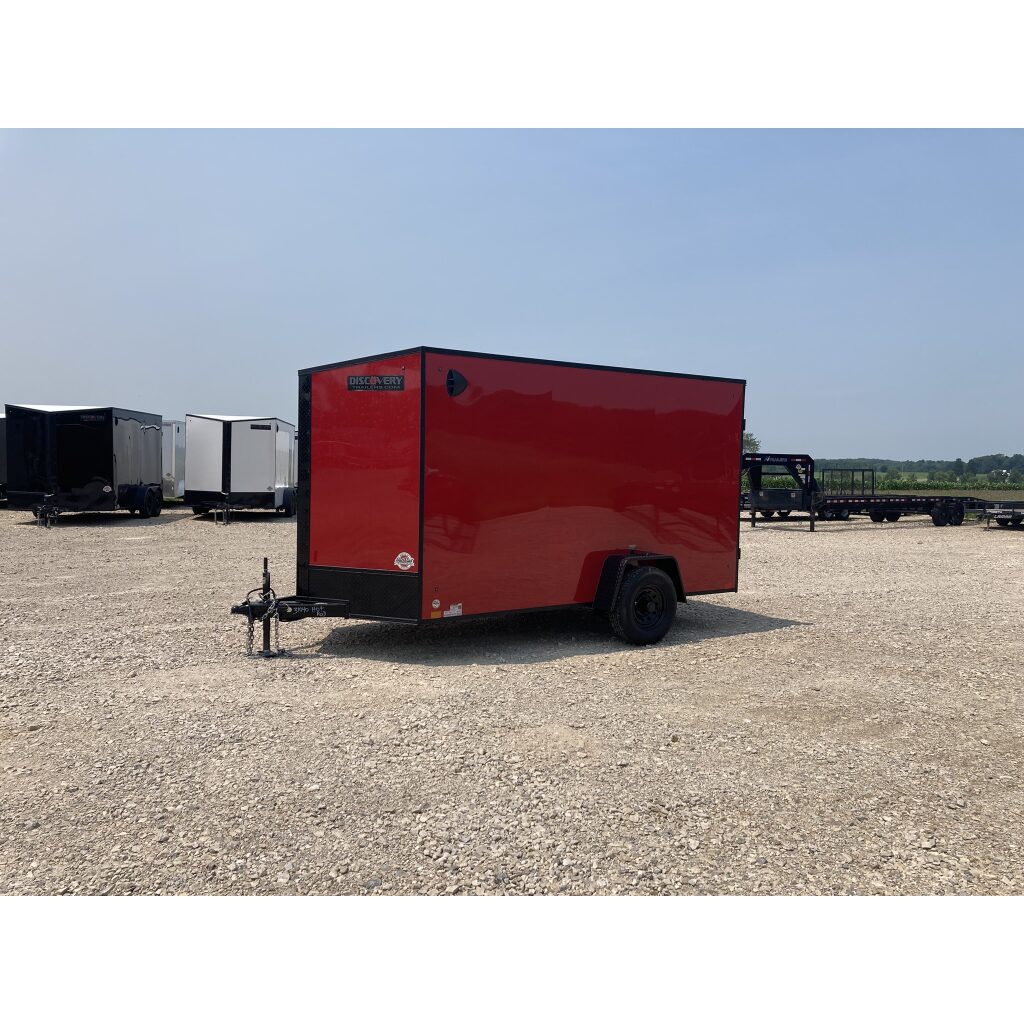 6×12’ Cargo Trailer – Red